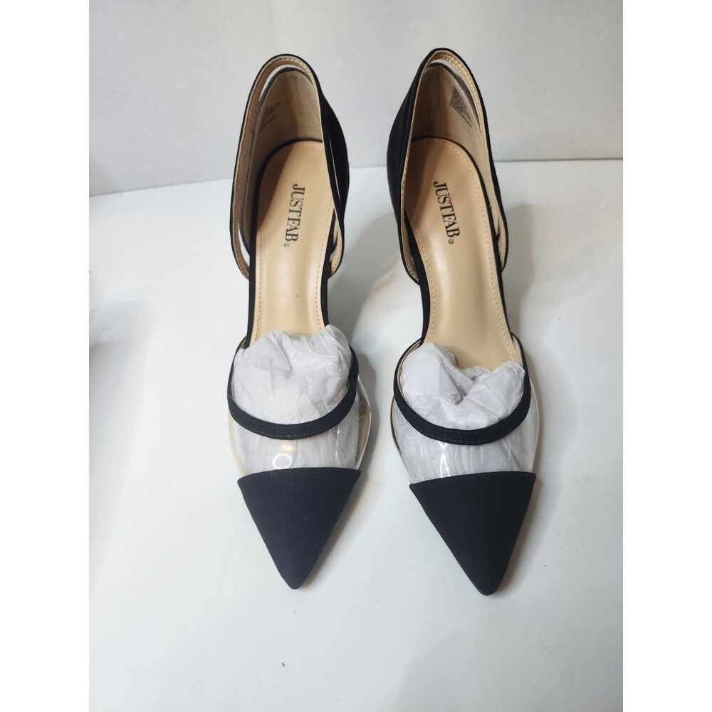 Justfab Size 9 Black Suede Hills